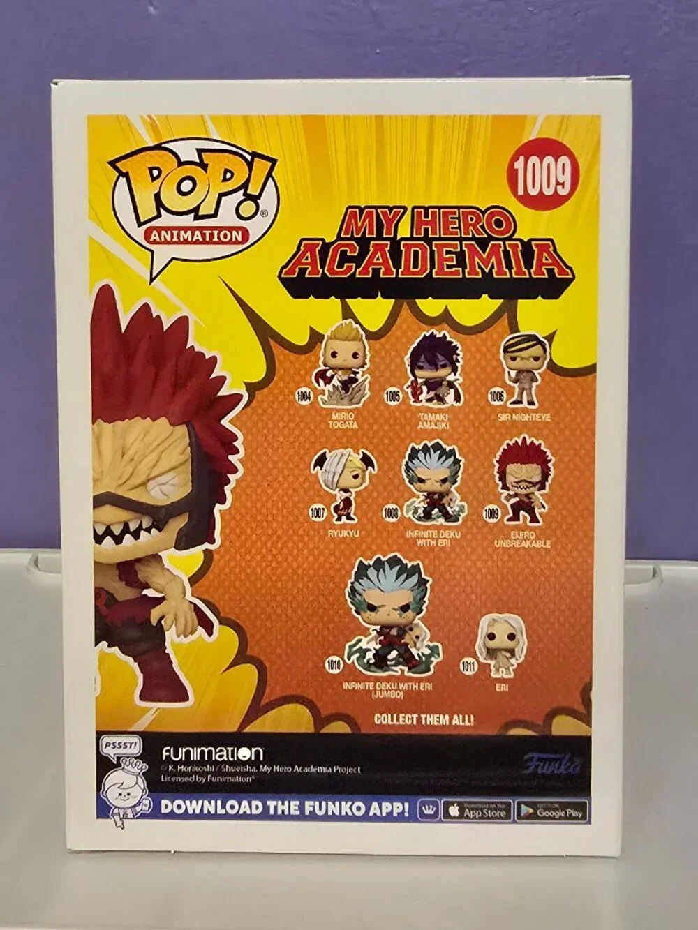 Funko Pop! My Hero Academia - Eijiro Unbreakable #1009